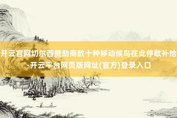 开云官网切尔西赞助商数十种移动候鸟在此停歇补给-开云平台网页版网址(官方)登录入口